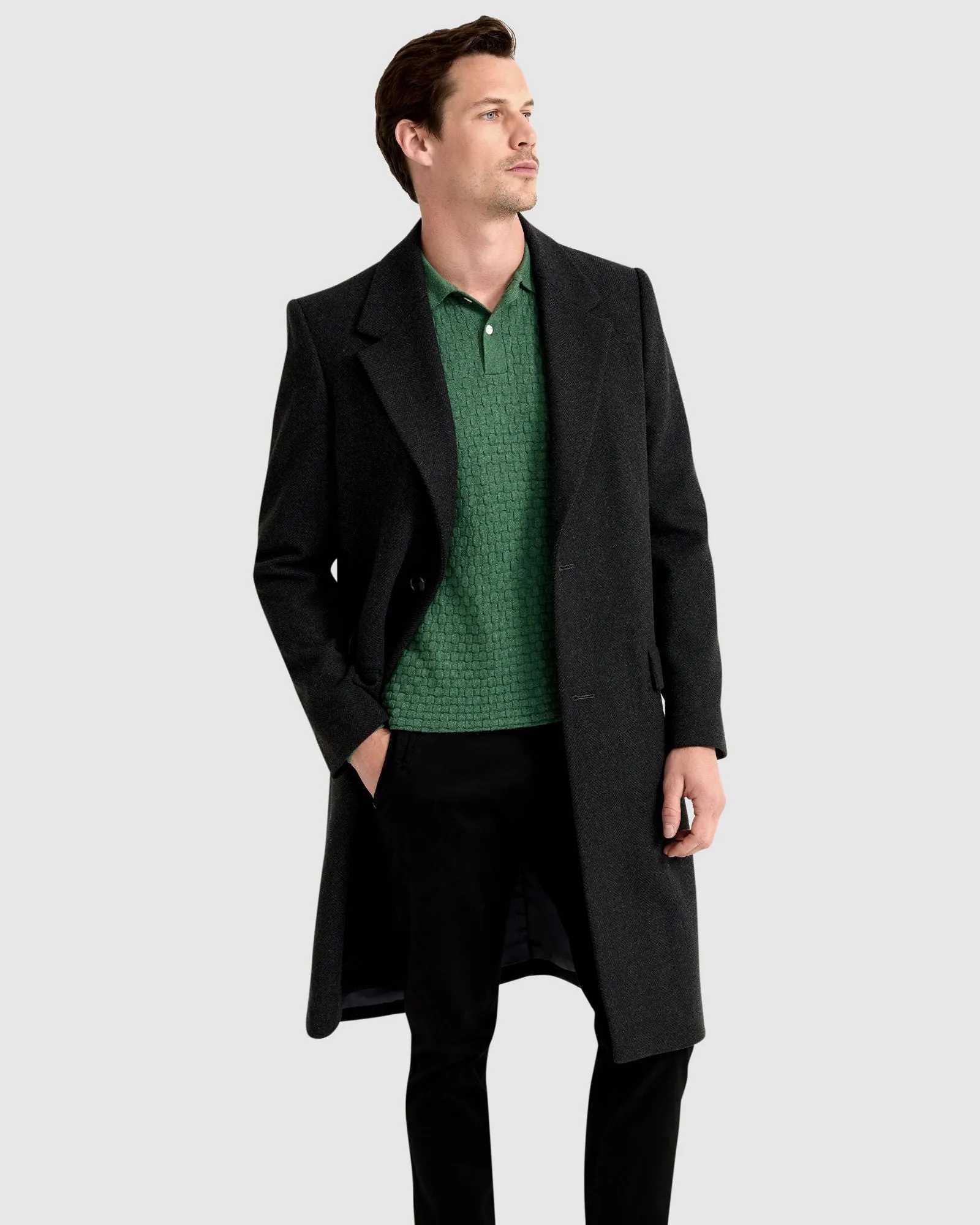 George Wool Rich Overcoat sold by Oxford Shop product image thumbnail 2