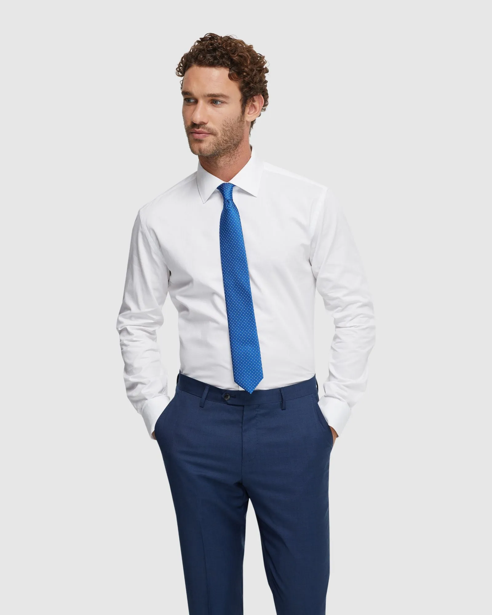 Islington Dobby Cotton Shirt sold by Oxford Shop