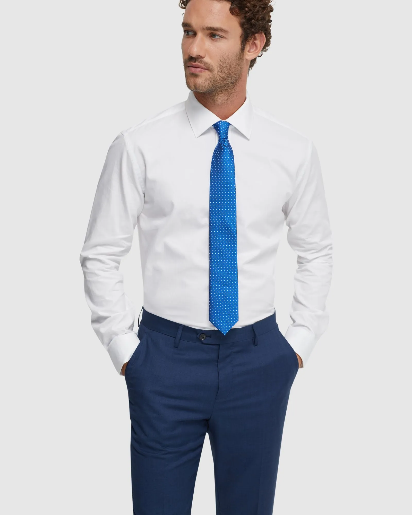 Islington Dobby Cotton Shirt sold by Oxford Shop product image thumbnail 4