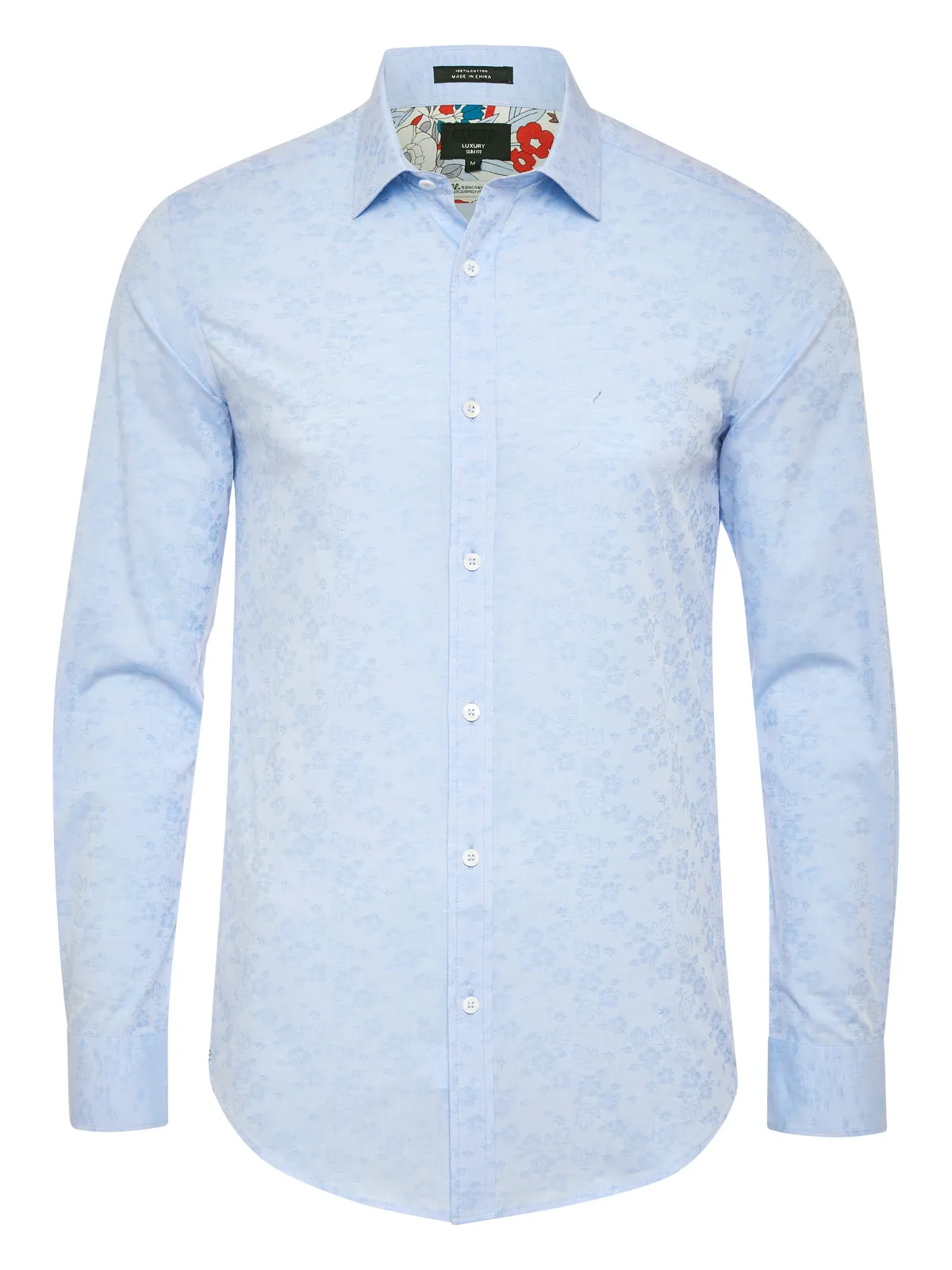 Beckton Luxury Jacquard Shirt sold by Oxford Shop product image thumbnail 2