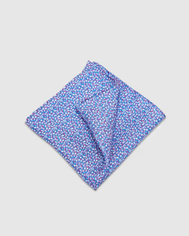 Painterly Ditzy Pocket Square sold by Oxford Shop