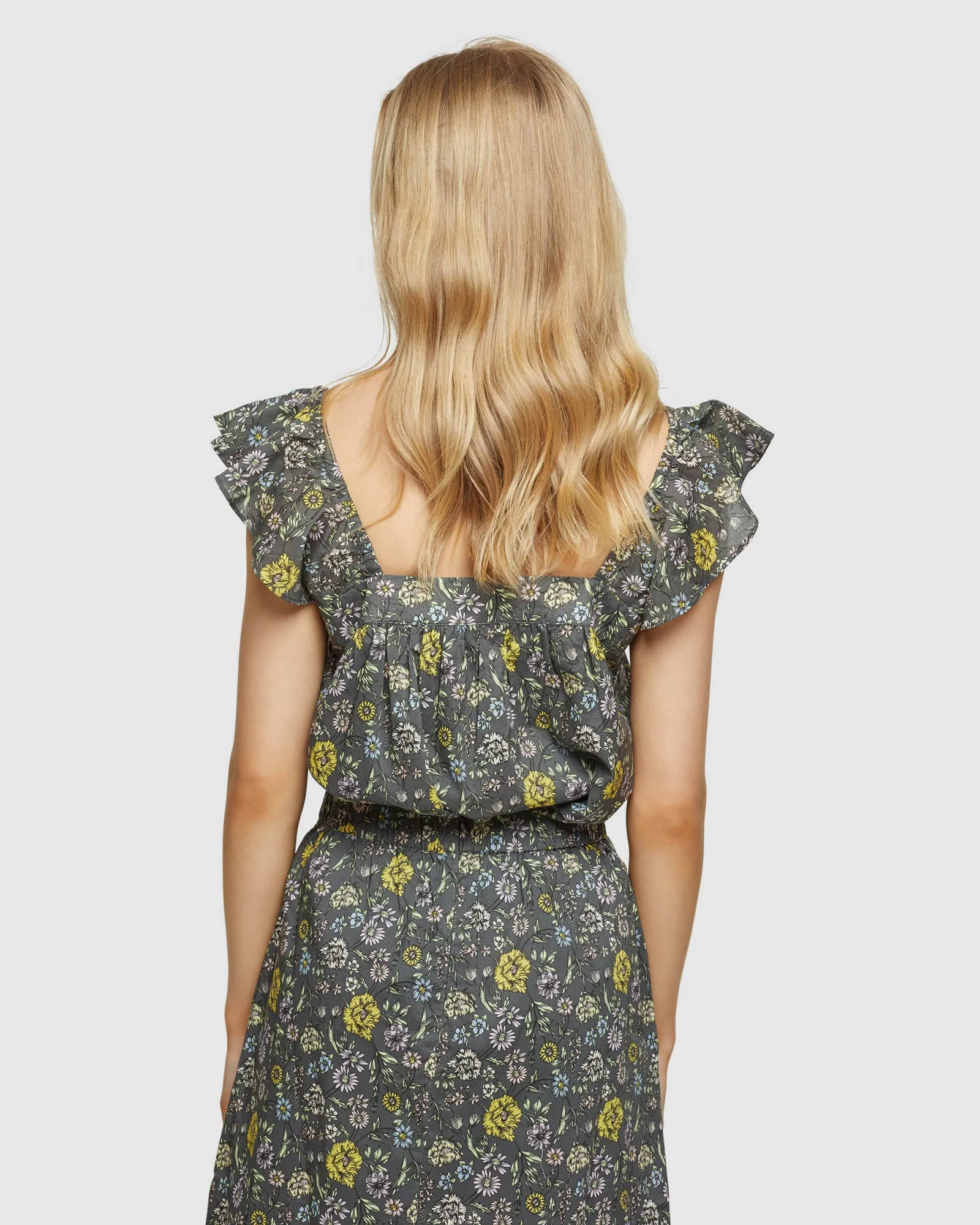 Lucielle Cotton Paisley Print Top sold by Oxford Shop product image thumbnail 3