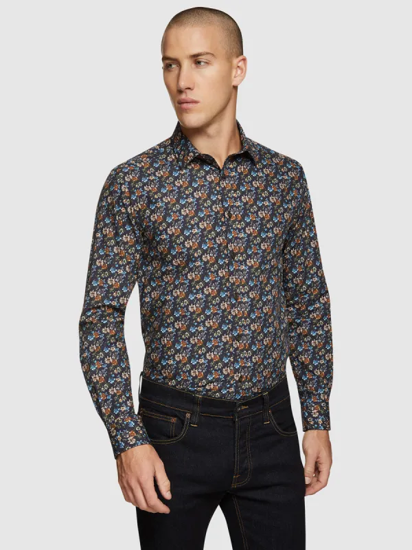 Kenton Floral Printed Luxury Shirt sold by Oxford Shop