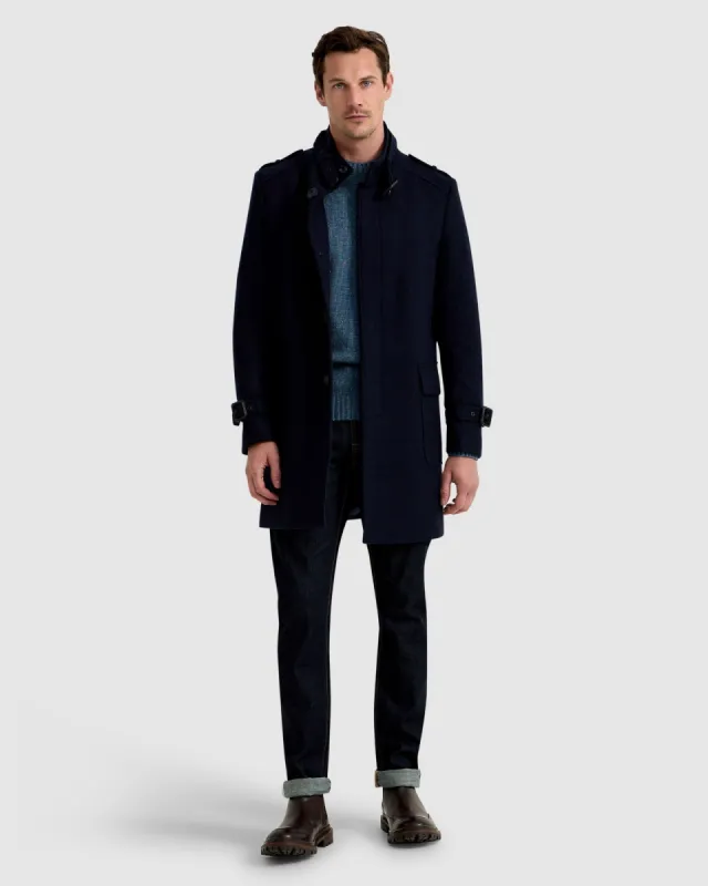 Roger Wool Rich Overcoat sold by Oxford Shop
