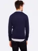 Perry V-Neck Tipping Pullover sold by Oxford Shop