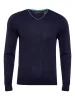 Perry V-Neck Tipping Pullover sold by Oxford Shop