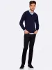 Perry V-Neck Tipping Pullover sold by Oxford Shop