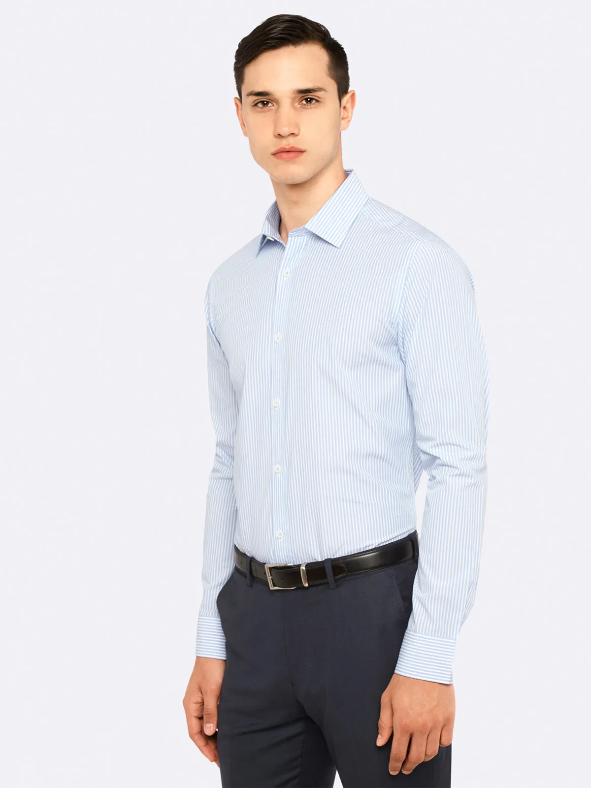 Beckton Stripe Shirt sold by Oxford Shop product image thumbnail 3