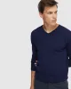 V-Neck Pure Merino Wool Knit sold by Oxford Shop