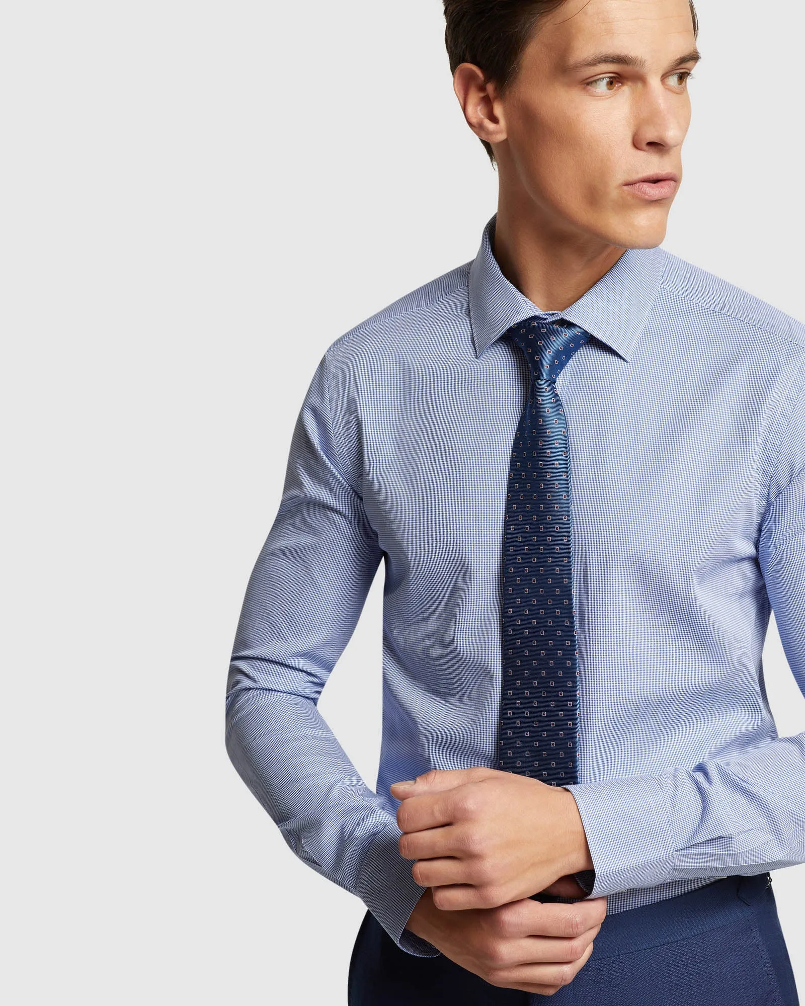 Beckton Mini Dobby Shirt sold by Oxford Shop product image thumbnail 4