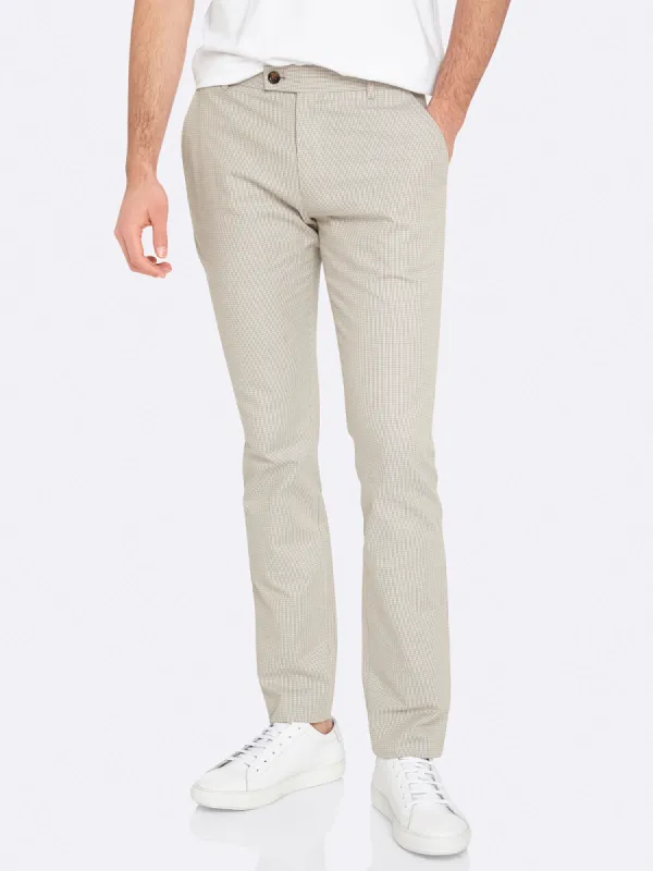 Slim Leg Cotton Trousers sold by Oxford Shop