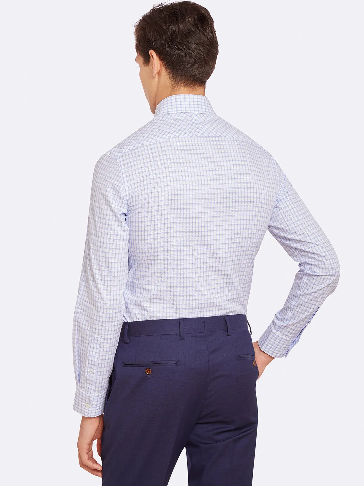 Trafalgar Checked Shirt sold by Oxford Shop product image thumbnail 4