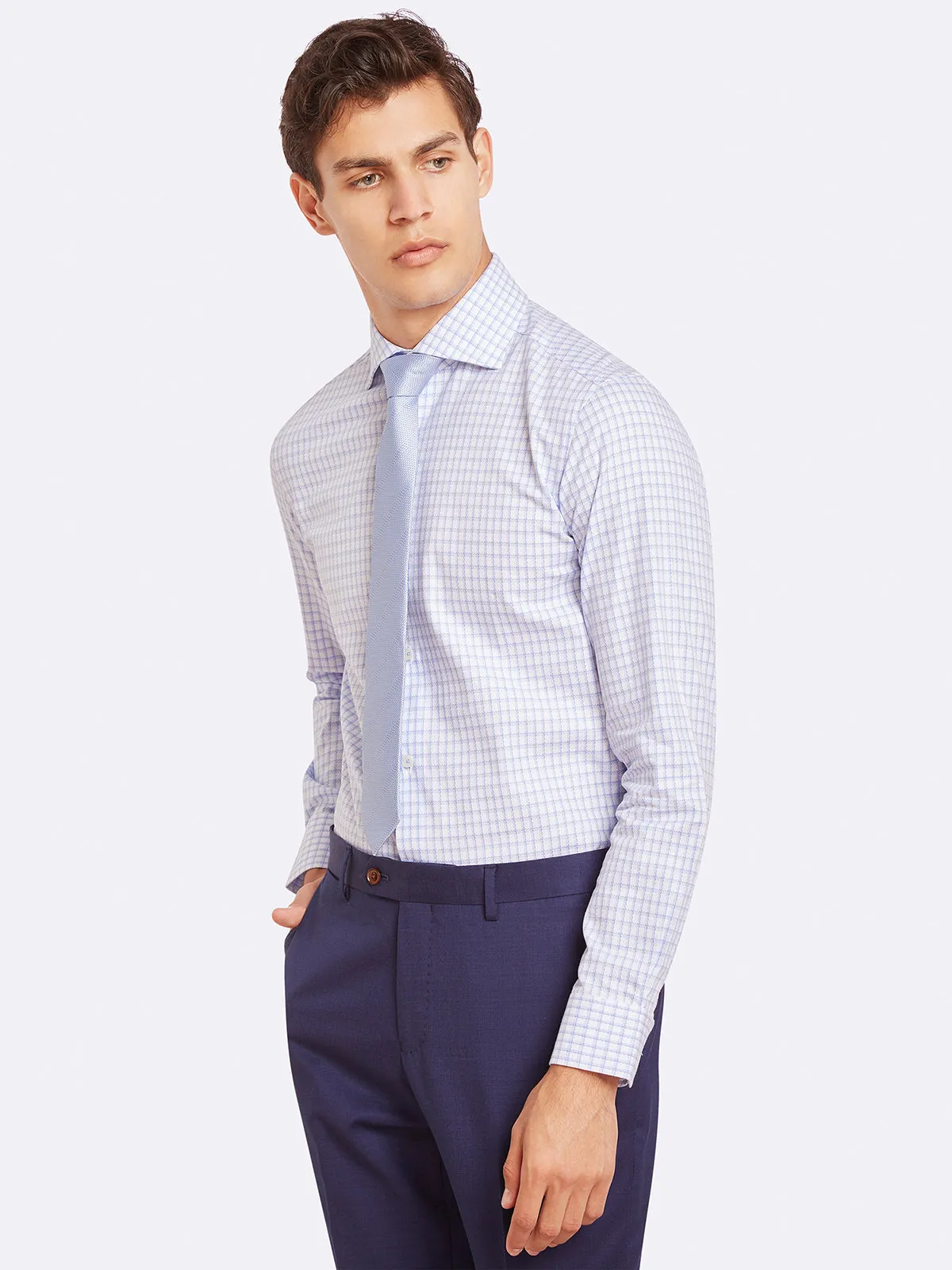 Trafalgar Checked Shirt sold by Oxford Shop product image thumbnail 3