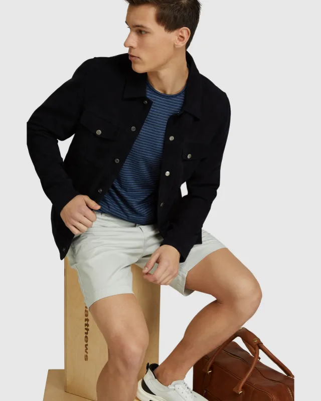 OLIVER GOAT SUEDE LEATHER JACKET sold by Oxford Shop