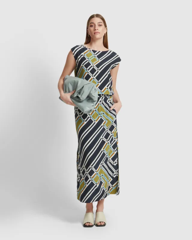 Sasha Printed Top sold by Oxford Shop