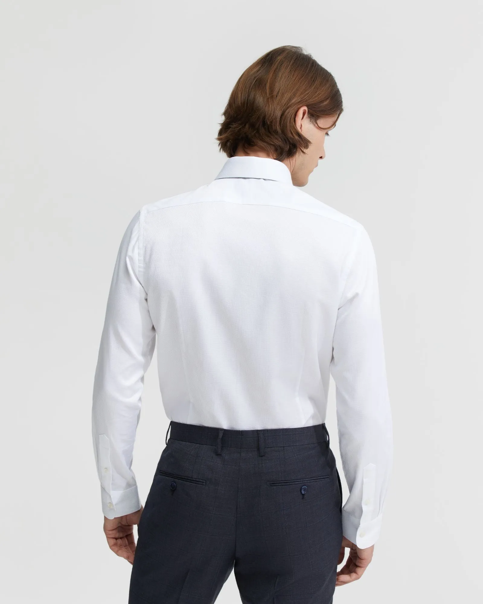 Beckton Cotton Dobby Shirt sold by Oxford Shop product image thumbnail 3