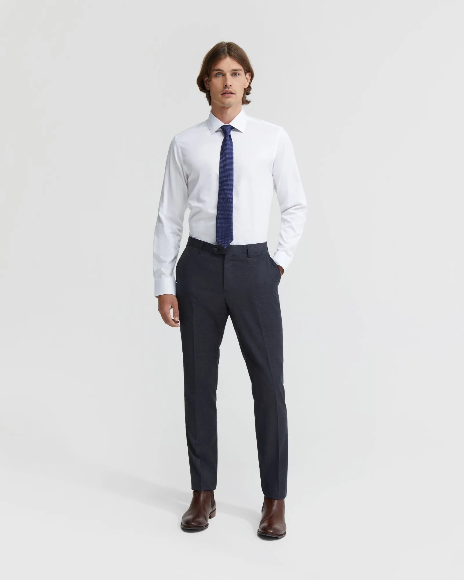 Beckton Cotton Dobby Shirt sold by Oxford Shop product image thumbnail 5