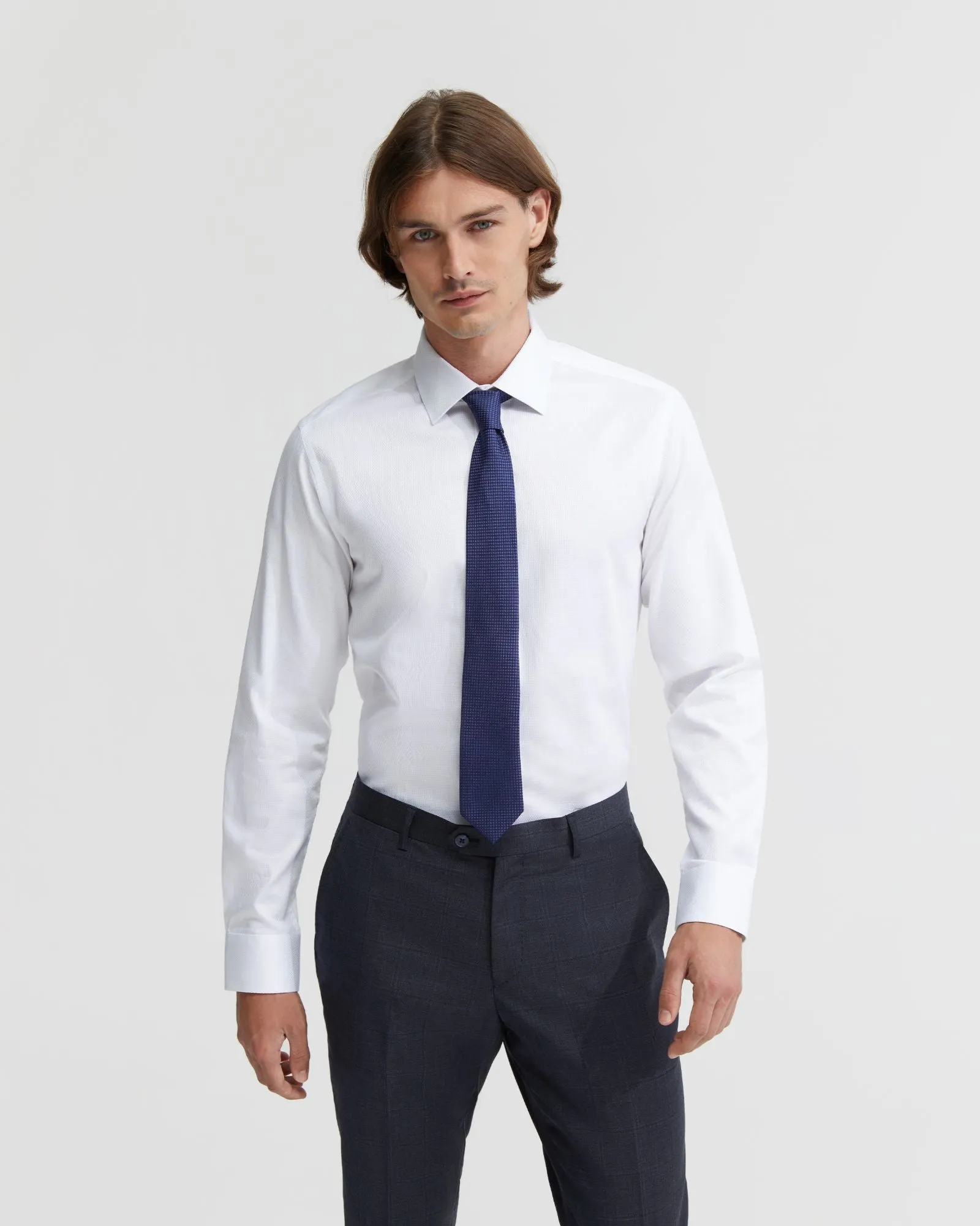 Beckton Cotton Dobby Shirt sold by Oxford Shop