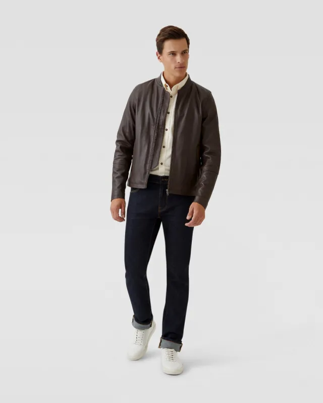 Noah Leather Jacket sold by Oxford Shop