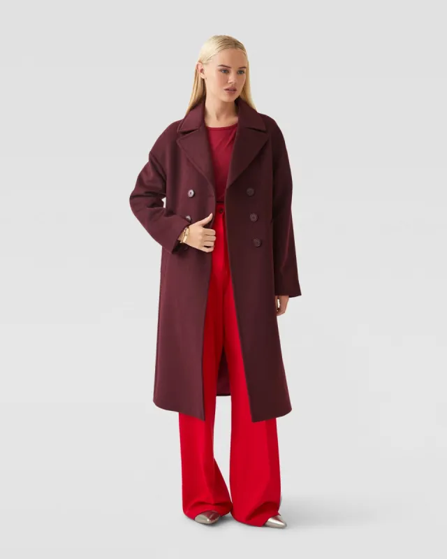 Anna Wool Blend Coat sold by Oxford Shop