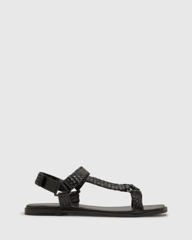 Marika Plaited Velcro Sandals sold by Oxford Shop
