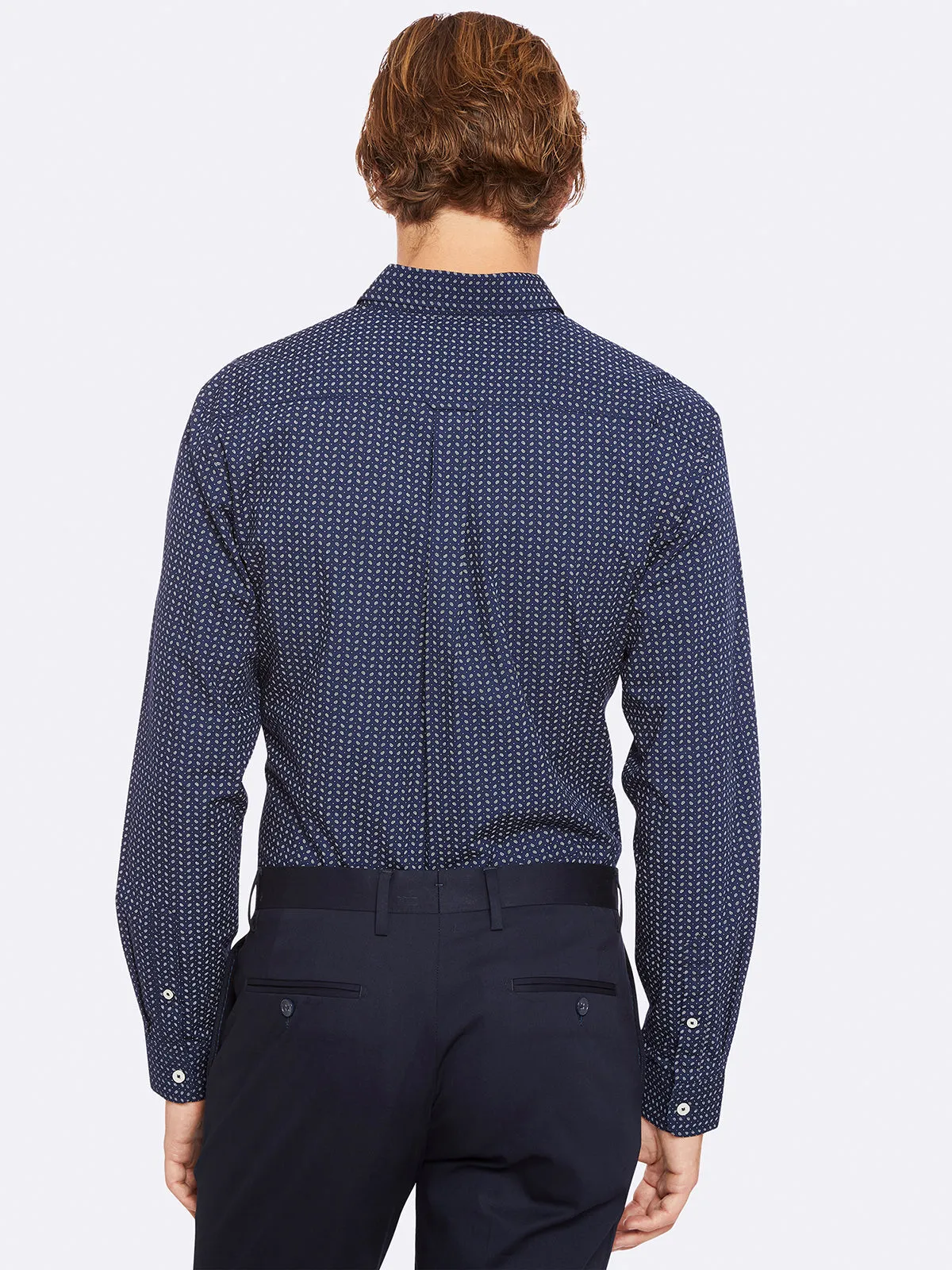 Uxbridge Printed Shirt sold by Oxford Shop product image thumbnail 4