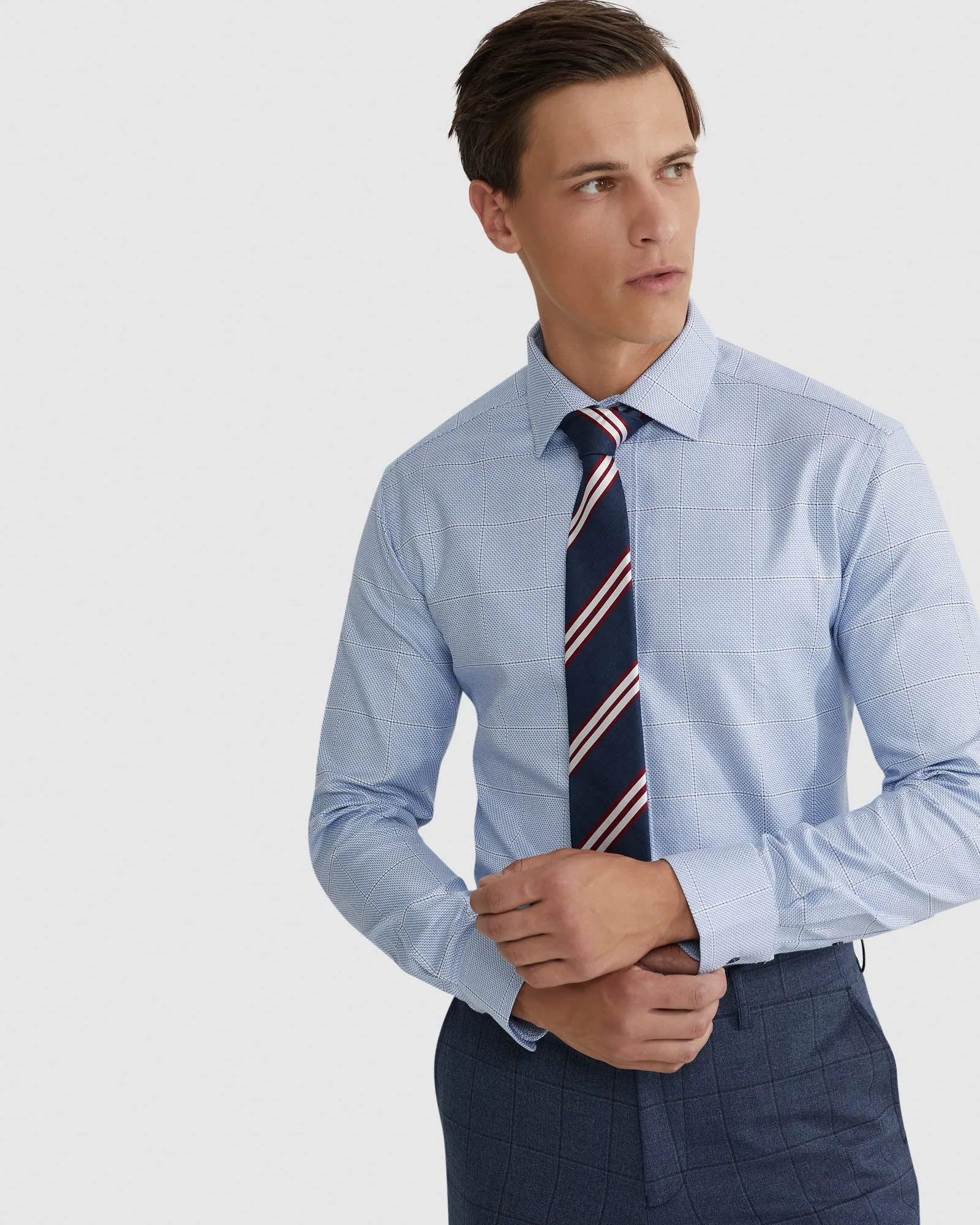 Islington Luxury Check Shirt sold by Oxford Shop product image thumbnail 4
