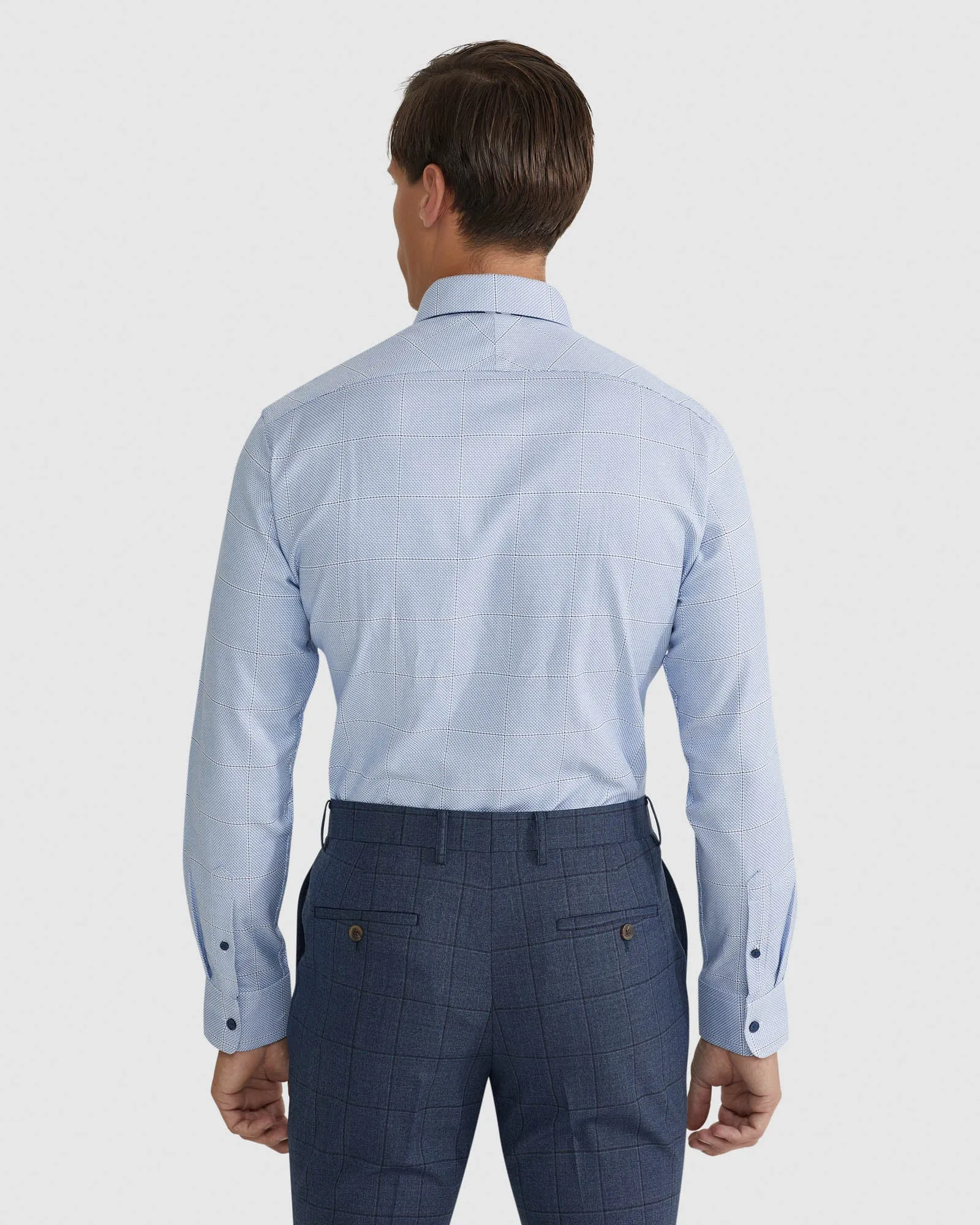 Islington Luxury Check Shirt sold by Oxford Shop product image thumbnail 3