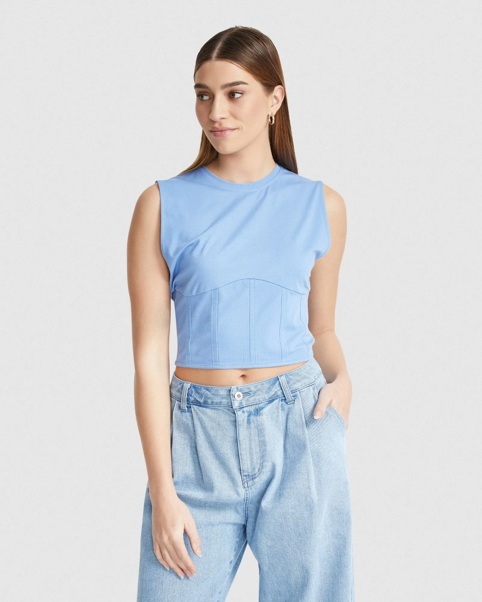 Corrie Corset Detail Top sold by Oxford Shop product image thumbnail 5