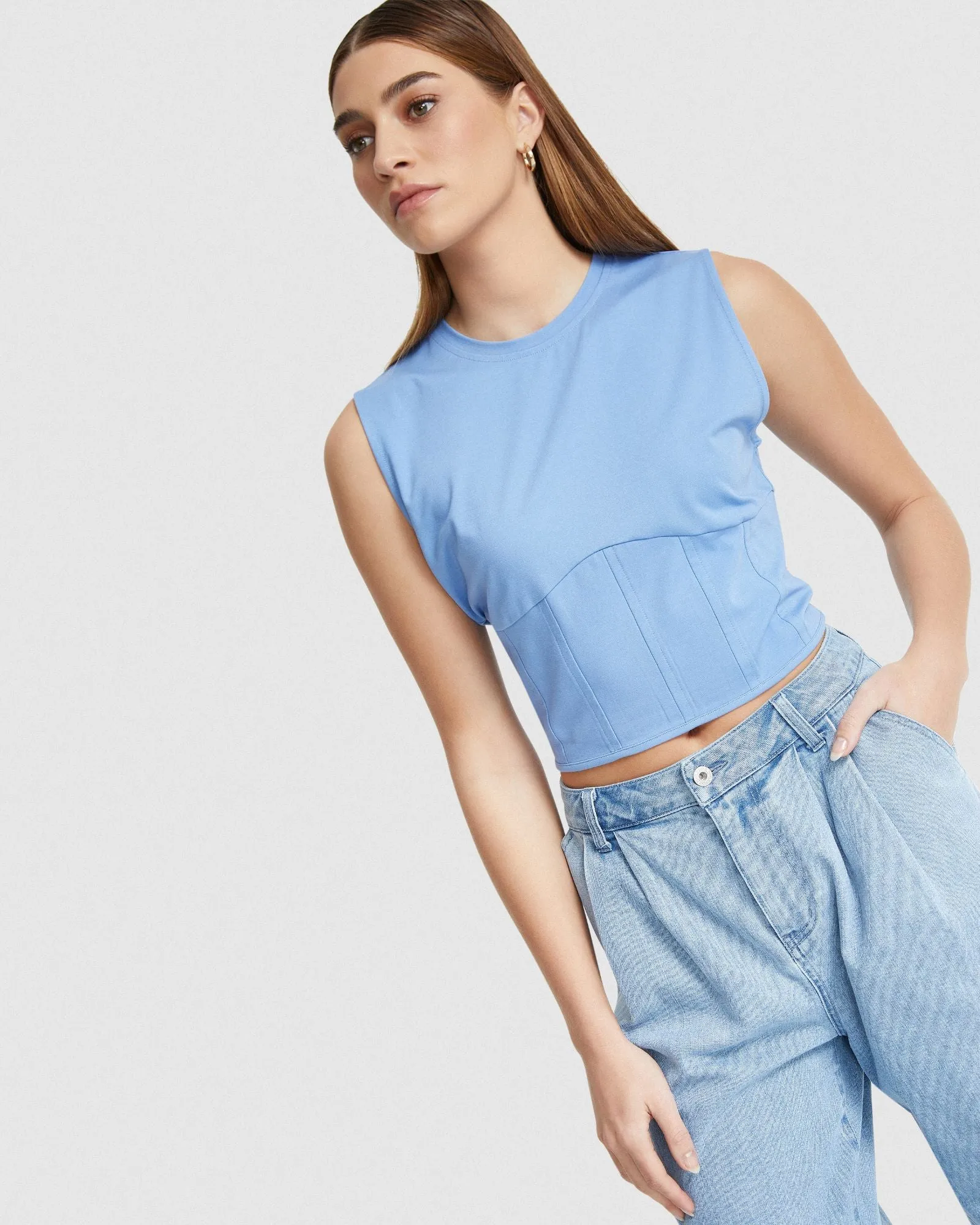 Corrie Corset Detail Top sold by Oxford Shop product image thumbnail 4