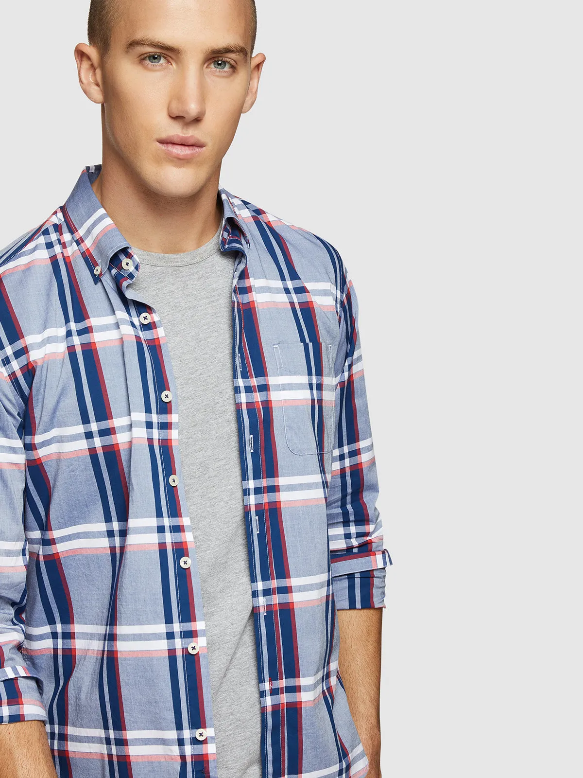 Stratton Checked Shirt sold by Oxford Shop product image thumbnail 4