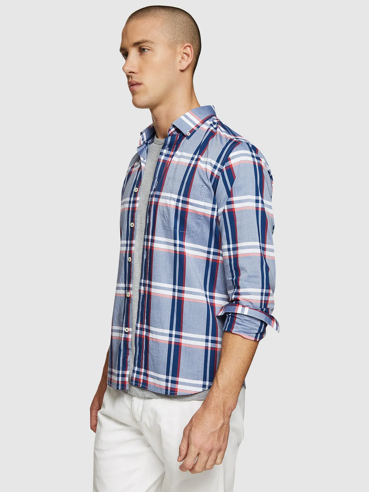 Stratton Checked Shirt sold by Oxford Shop product image thumbnail 2
