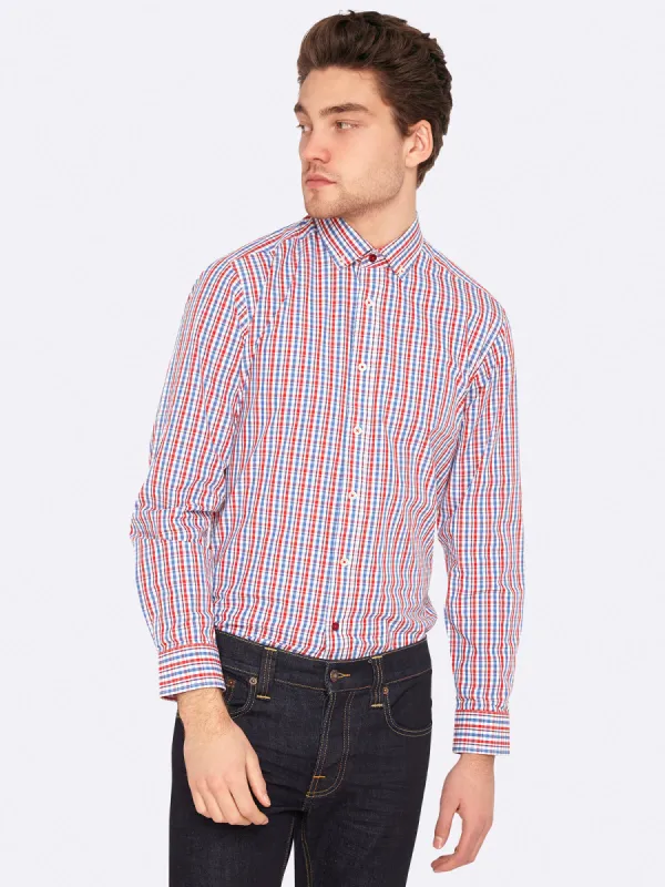 Stratton Checked Shirt sold by Oxford Shop