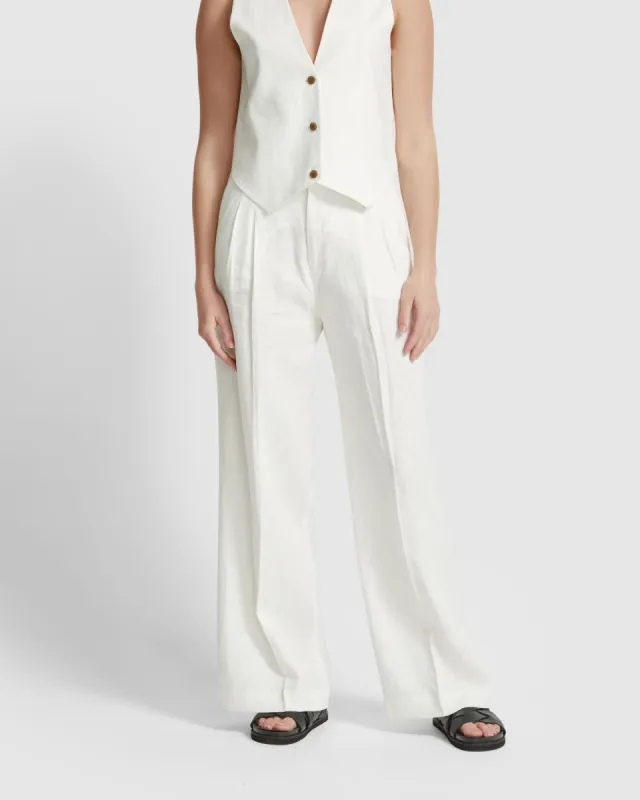 Sonia Linen Wide Leg Pants sold by Oxford Shop