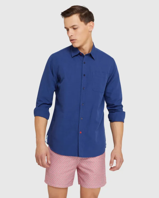 Holloway Linen Cotton Shirt sold by Oxford Shop