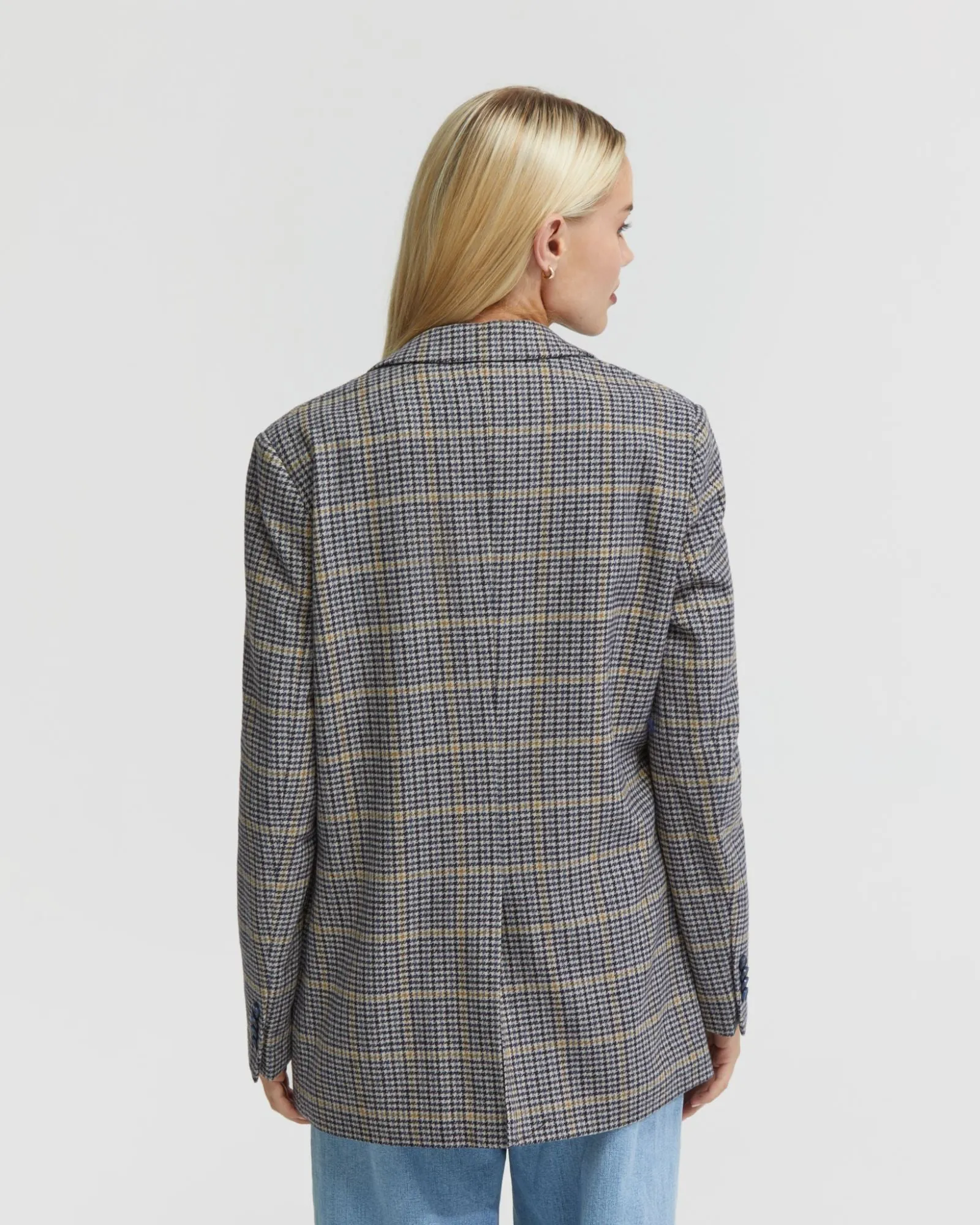 Willow Wool Rich Check Blazer sold by Oxford Shop product image thumbnail 3