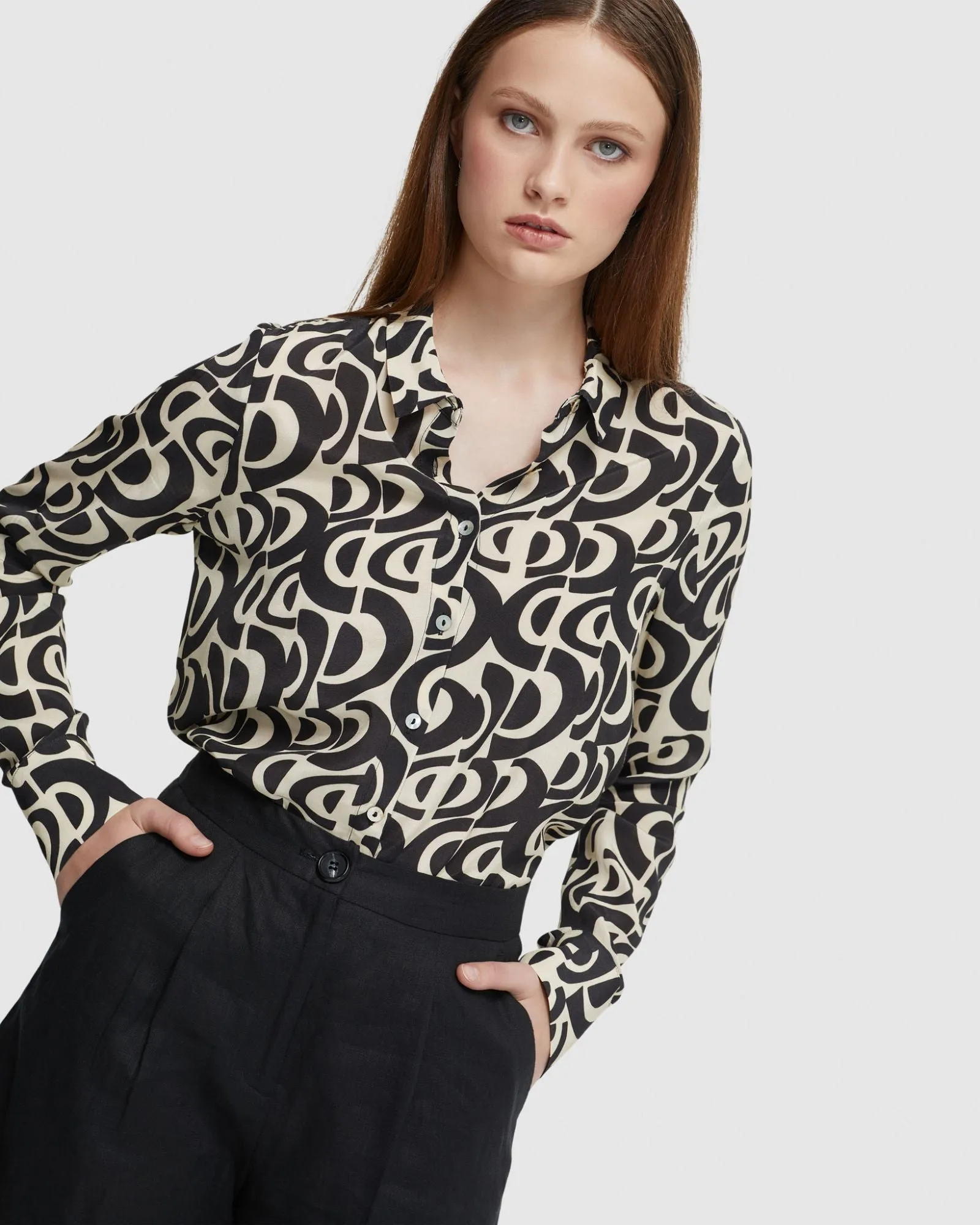 Poppy Printed Blouse sold by Oxford Shop product image thumbnail 4