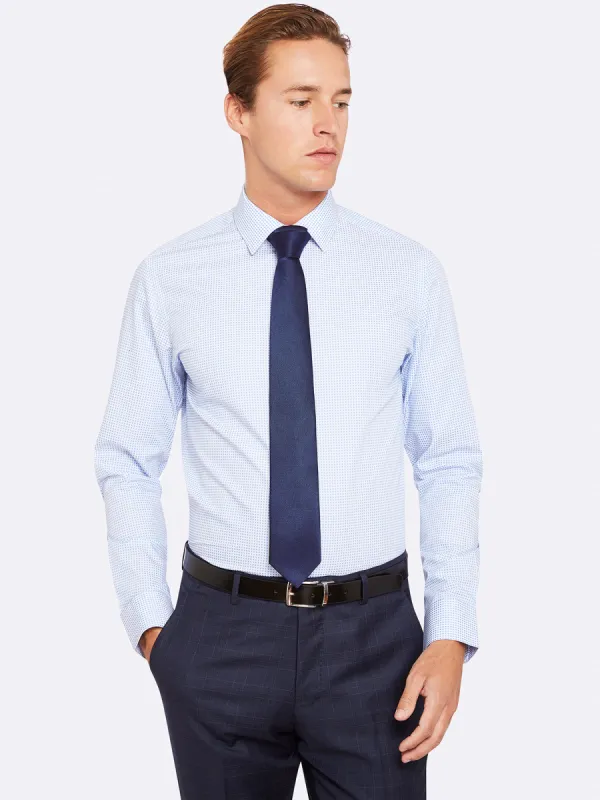 Beckton Mini Squares Shirt sold by Oxford Shop