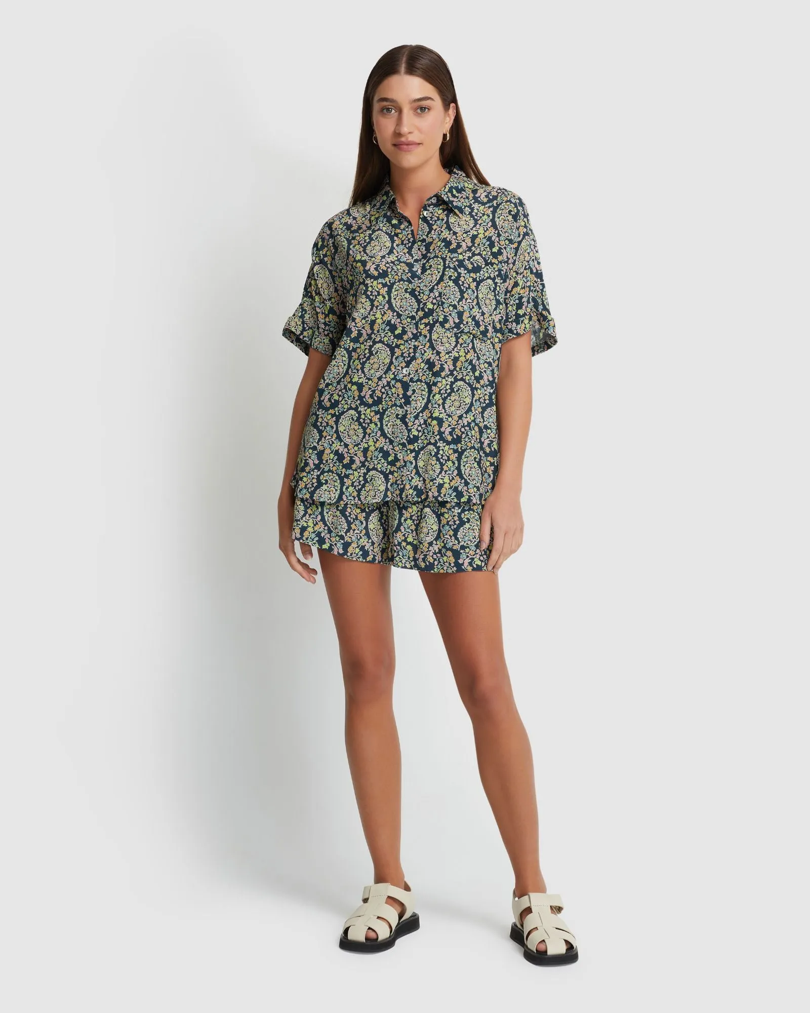 Jasmine Parsley Short Sleeve Shirt sold by Oxford Shop product image thumbnail 4