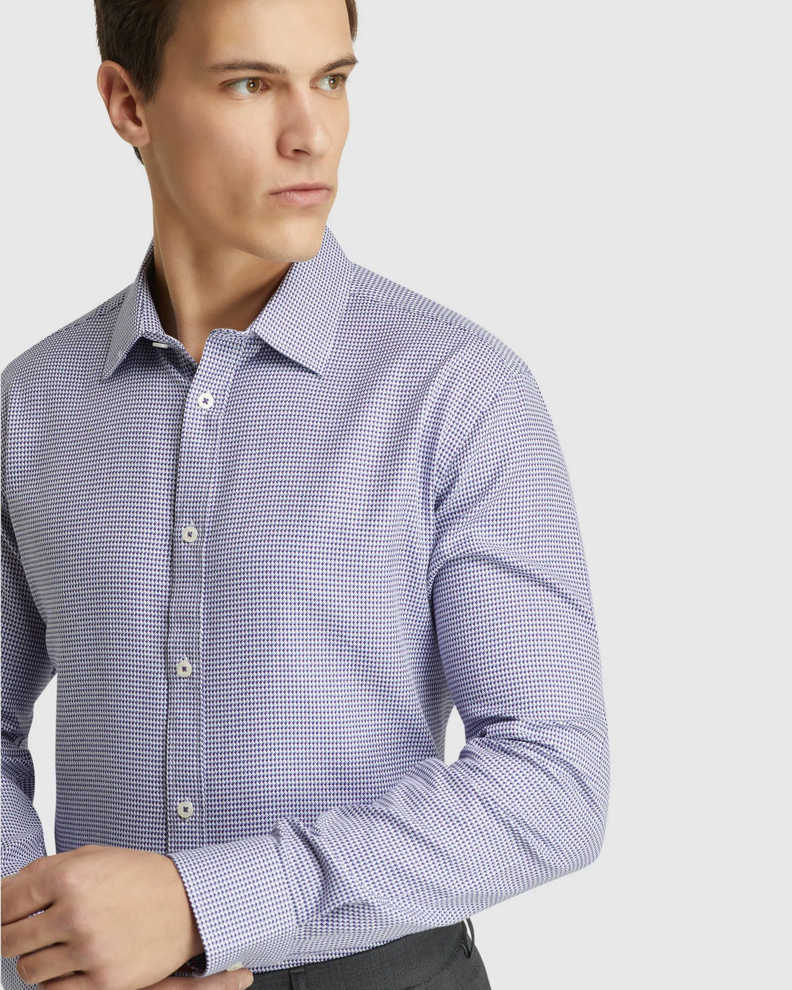 Beckton Dobby Shirt sold by Oxford Shop product image thumbnail 4
