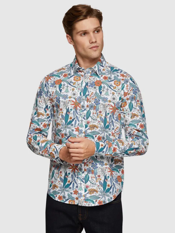 Kenton Floral Printed Shirt sold by Oxford Shop
