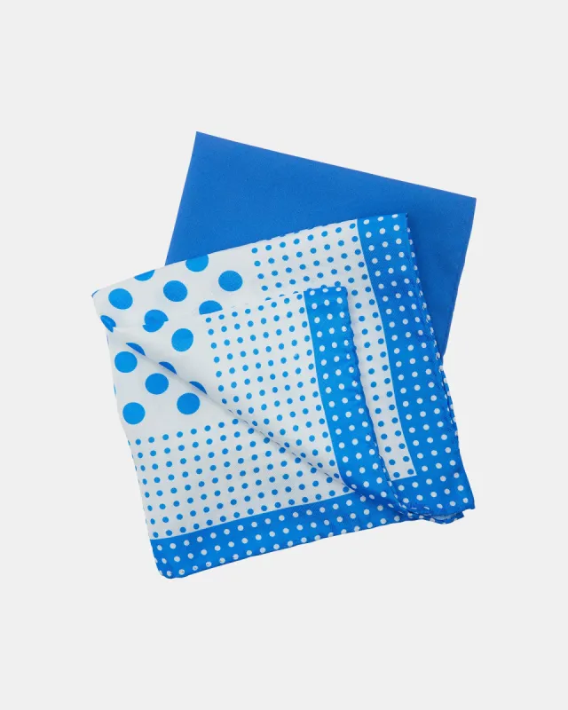 POCKET SQUARE SILK/COTTON 2 PACK sold by Oxford Shop