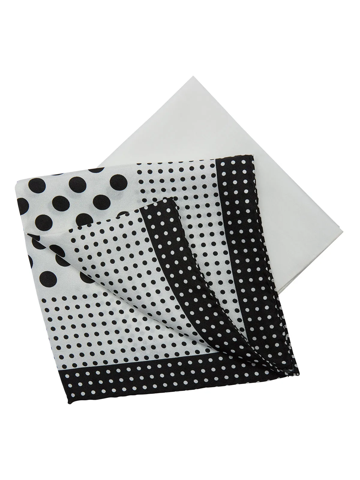 POCKET SQUARE SILK/COTTON 2 PACK sold by Oxford Shop product image thumbnail 4