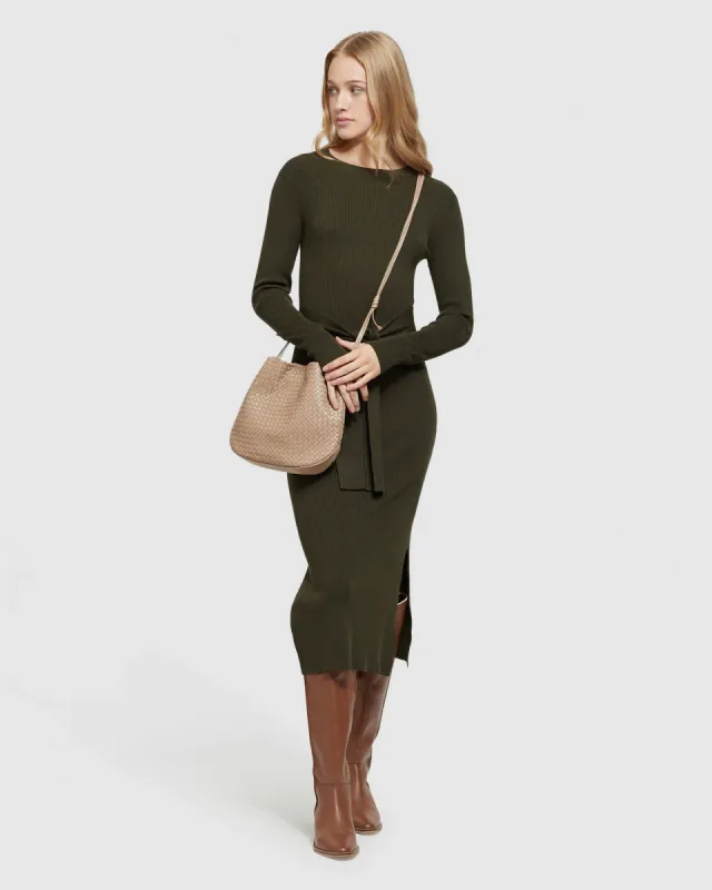 LUCY RIB KNITTED DRESS sold by Oxford Shop