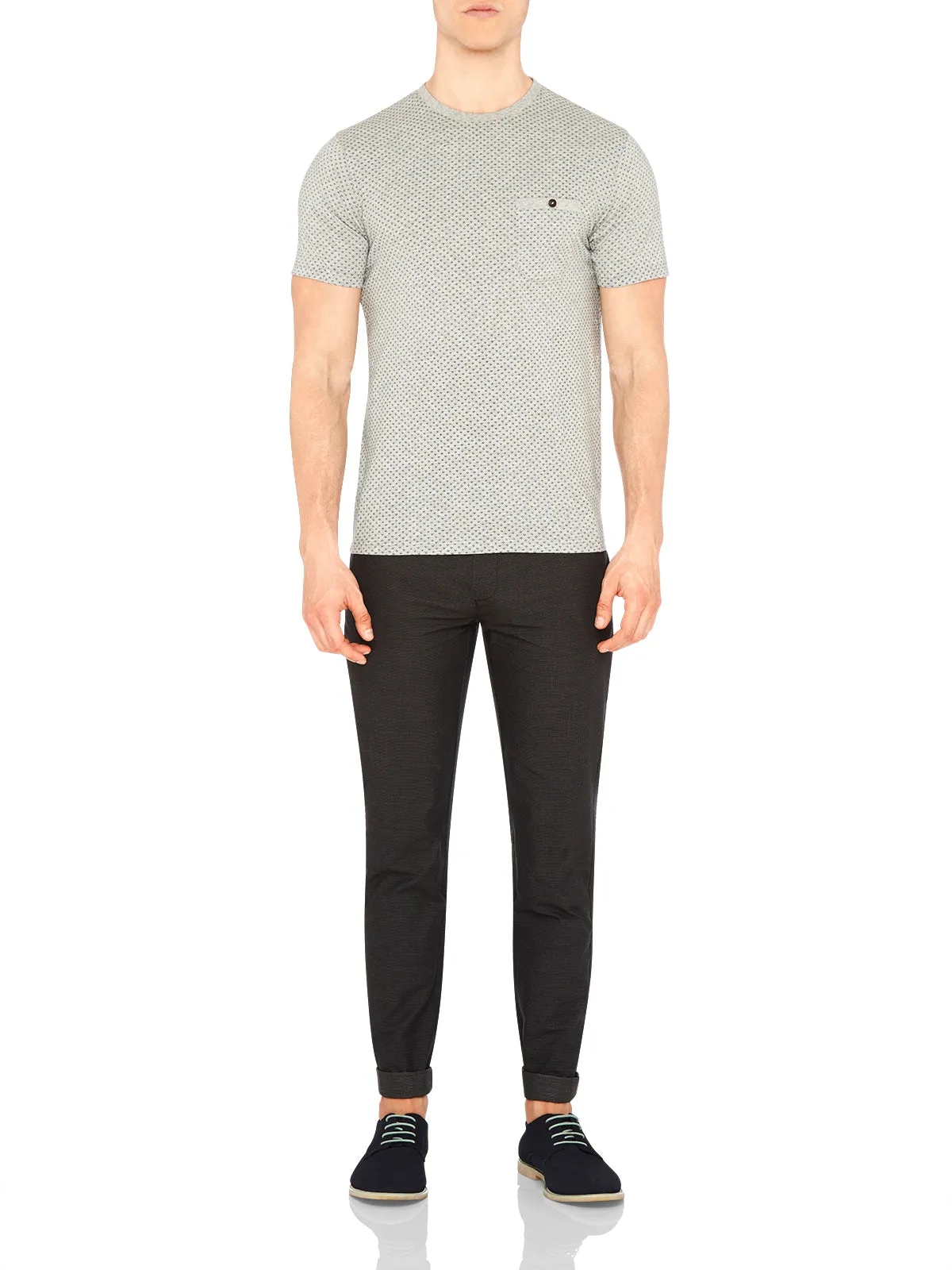 Leo Printed Spot Shirt sold by Oxford Shop product image thumbnail 2