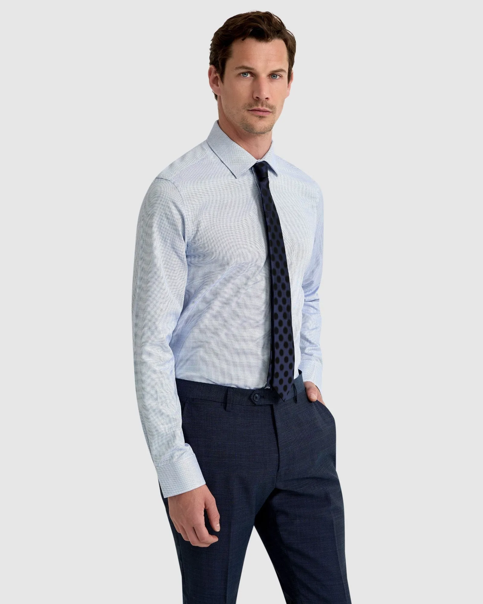 Beckton Dobby Shirt sold by Oxford Shop product image thumbnail 2