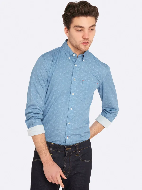 Uxbridge Printed Lxry Shirt sold by Oxford Shop