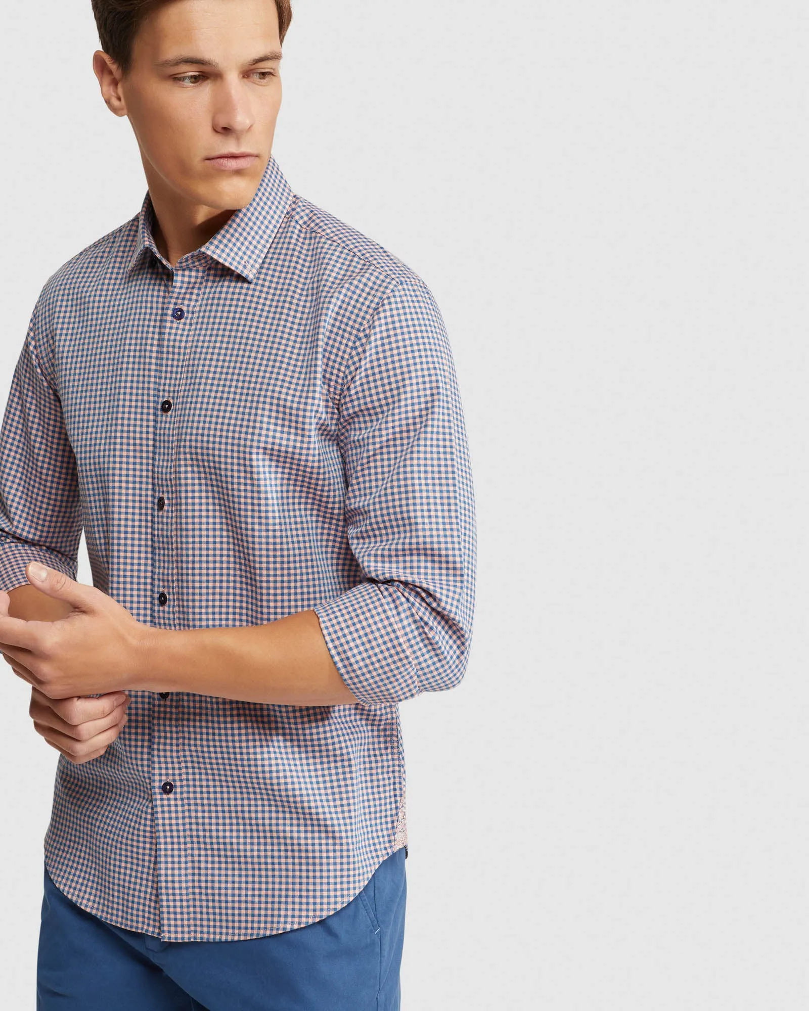 Stratton Checked Shirt sold by Oxford Shop product image thumbnail 4