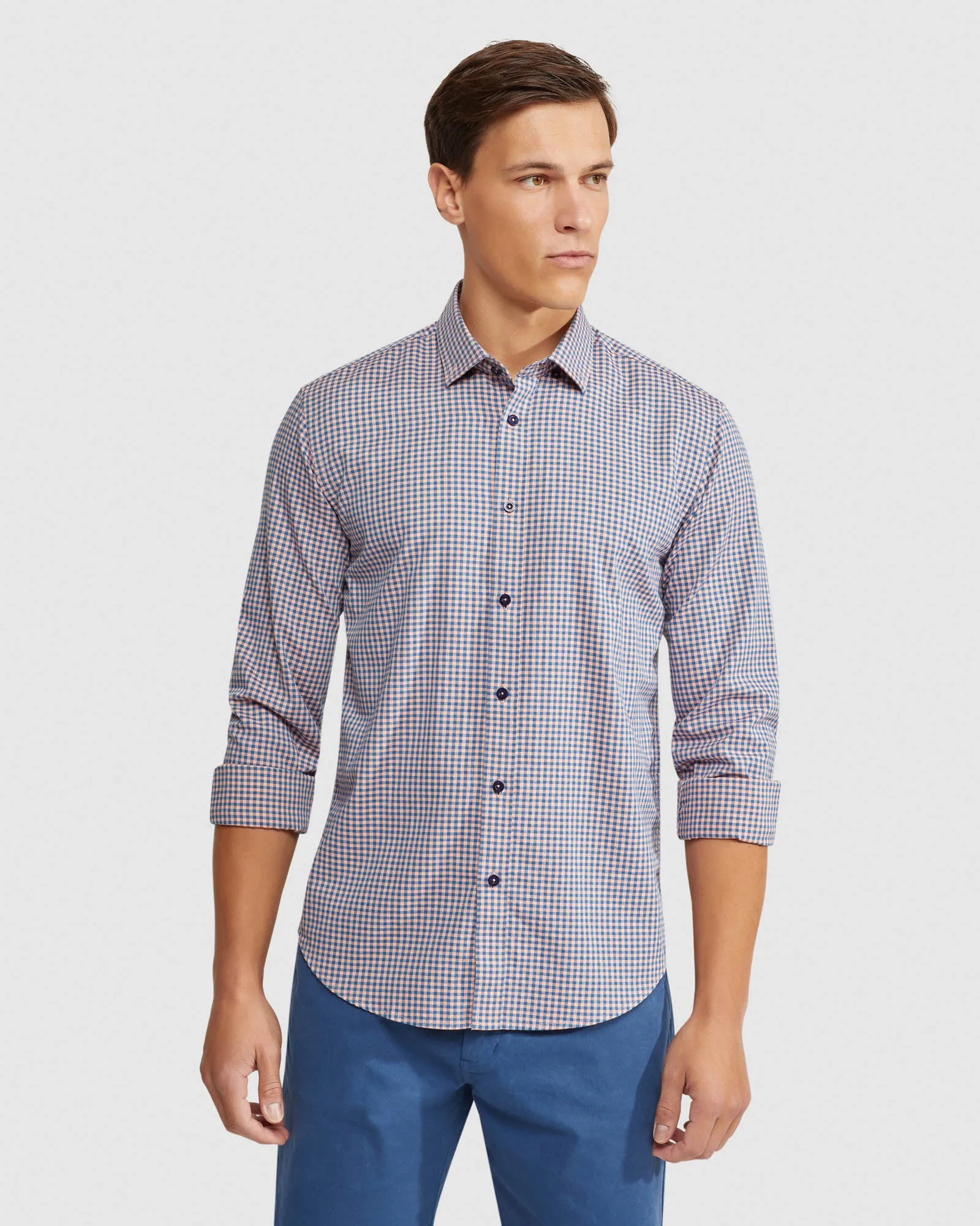 Stratton Checked Shirt sold by Oxford Shop