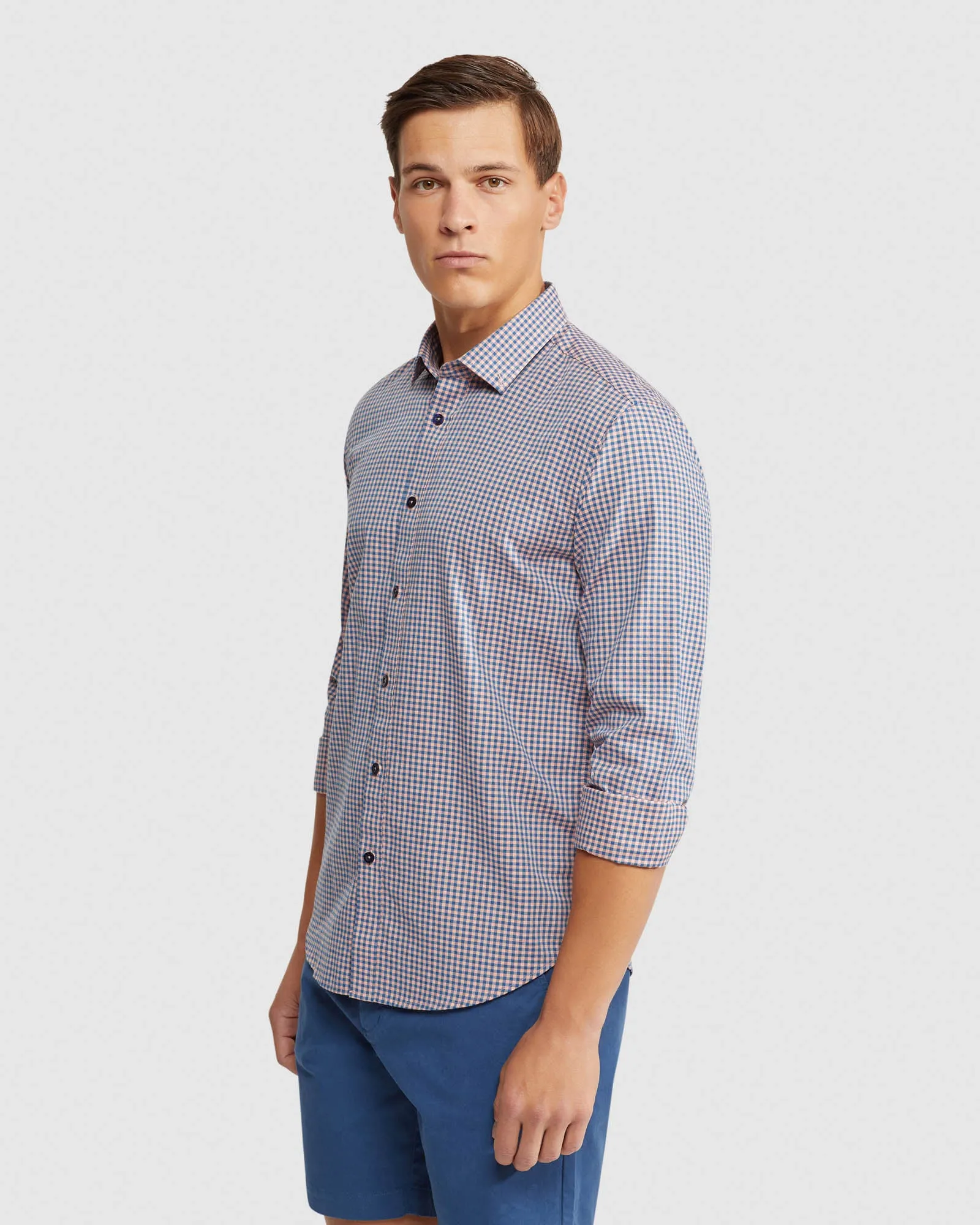 Stratton Checked Shirt sold by Oxford Shop product image thumbnail 2